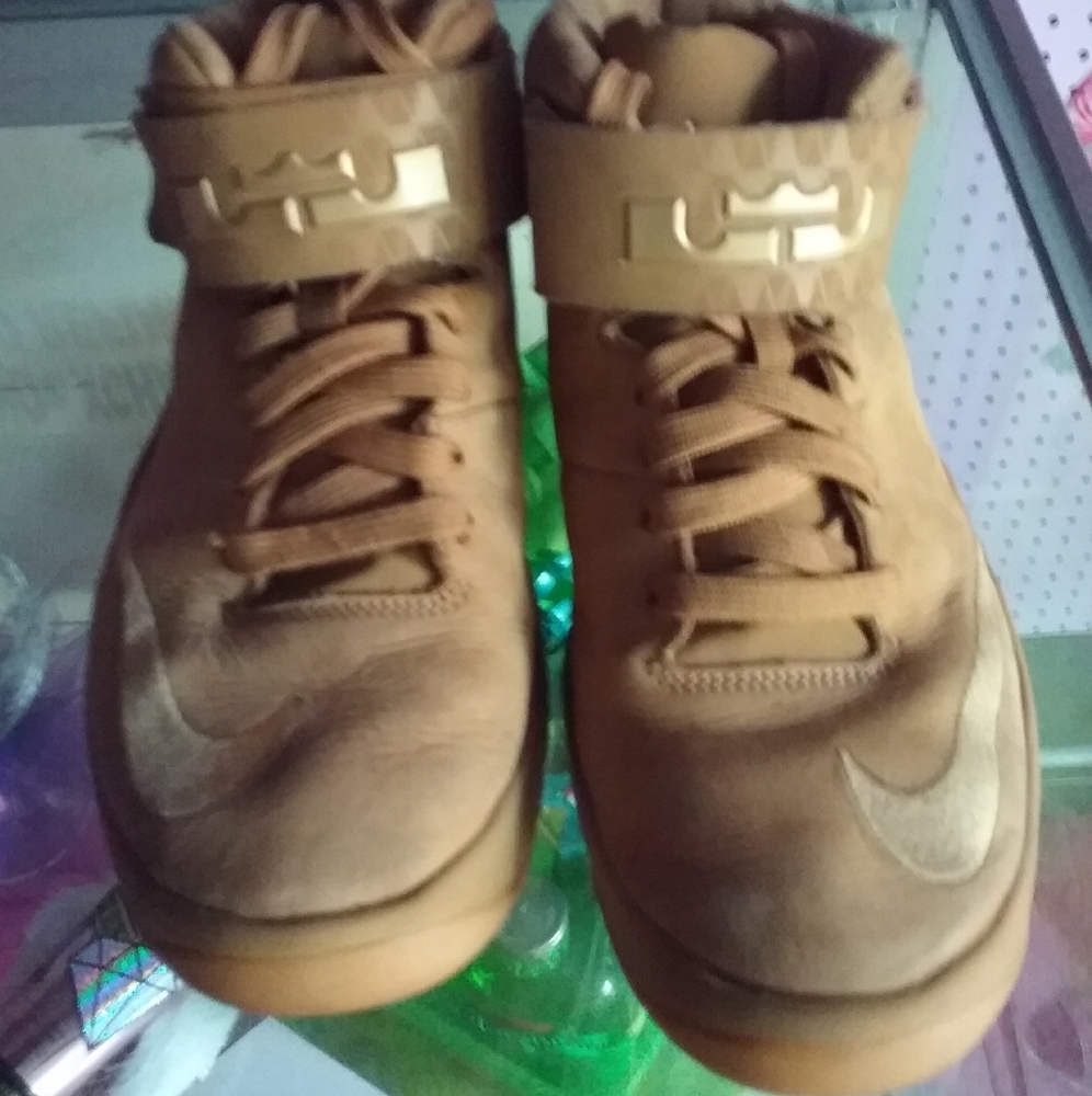 Tan Nike high top